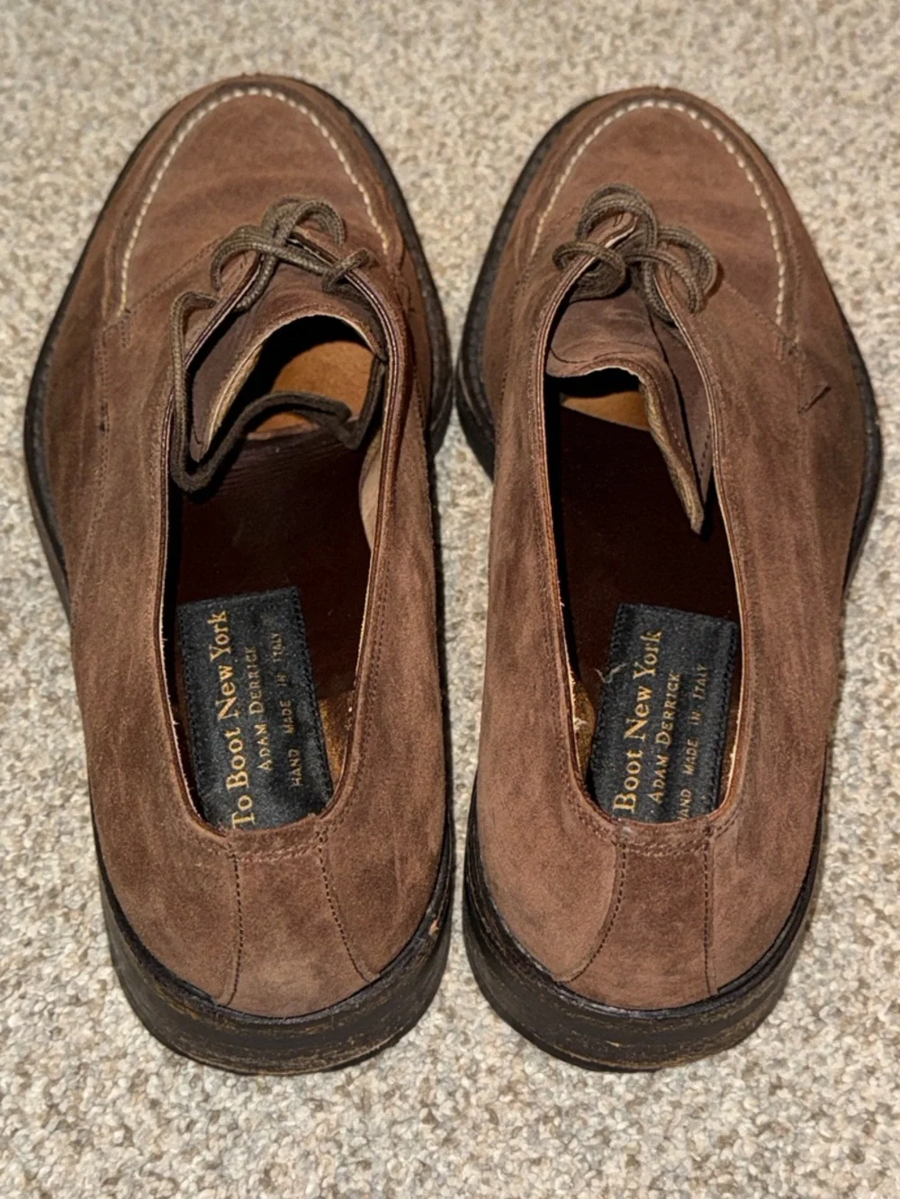 To Boot brown suede